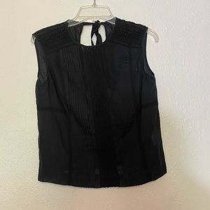 Jcrew black blouse.